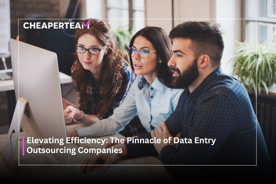 Elevating Efficiency The Pinnacle of Data Entry Outsourcing Companies