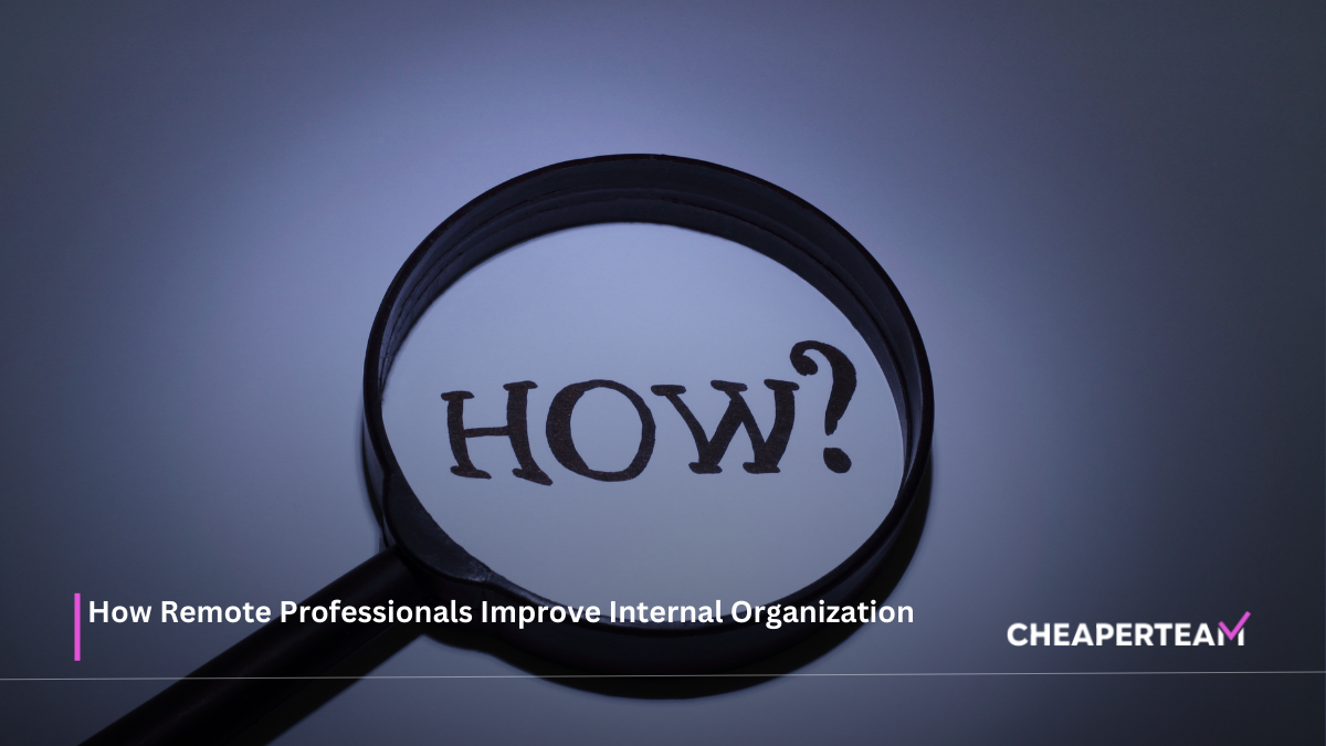 How Remote Professionals Improve Internal Organization
