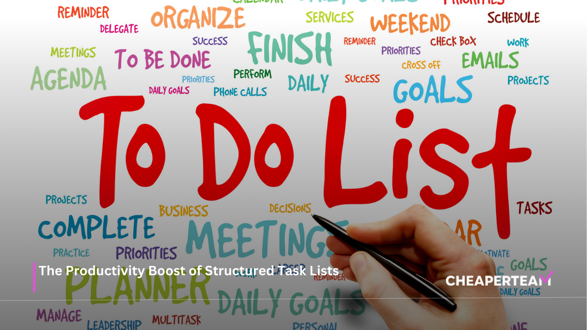 The Productivity Boost of Structured Task Lists